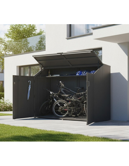 cykelskur redskabsboks redskabsskur redskabsskur cykelopbevaring skur til haven havebygninger