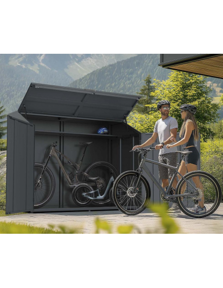 cykelskur redskabsboks redskabsskur redskabsskur cykelopbevaring skur til haven havebygninger