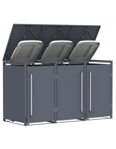 skraldespandsskjuler skraldespandsstativ stativ skjuler skraldespande 2