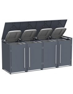 skraldespandsskjuler skraldespandsstativ stativ skjuler skraldespande 2