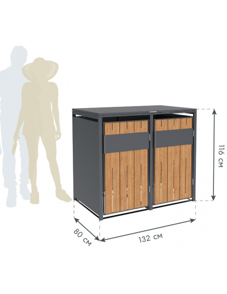 skraldespandsskjuler skraldespandsstativ stativ skjuler skraldespande