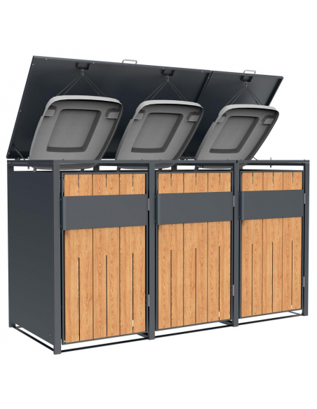 skraldespandsskjuler skraldespandsstativ stativ skjuler skraldespande