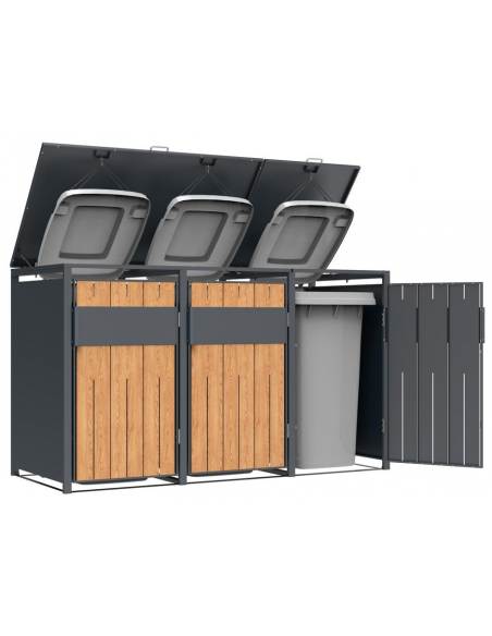 skraldespandsskjuler skraldespandsstativ stativ skjuler skraldespande