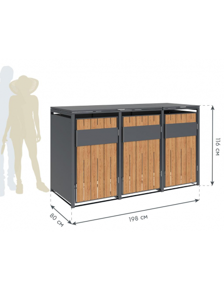 skraldespandsskjuler skraldespandsstativ stativ skjuler skraldespande