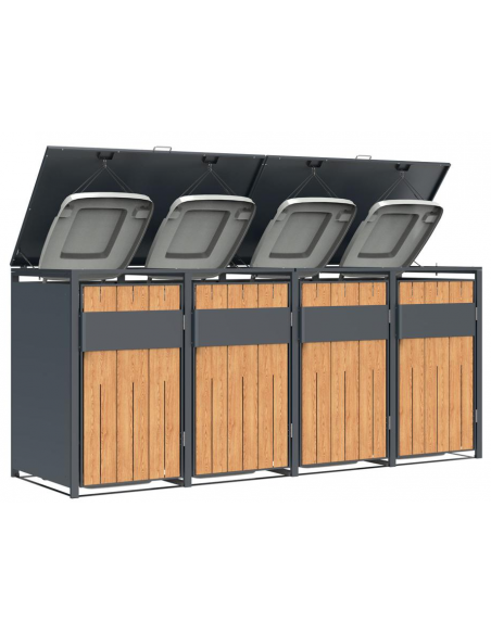 skraldespandsskjuler skraldespandsstativ stativ skjuler skraldespande