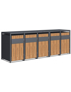 skraldespandsskjuler skraldespandsstativ stativ skjuler skraldespande 2