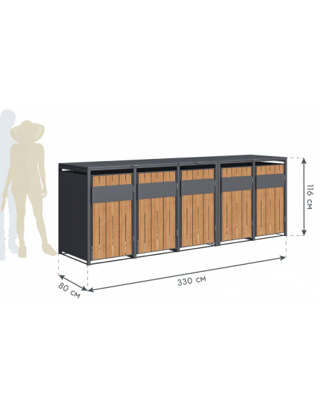 skraldespandsskjuler skraldespandsstativ stativ skjuler skraldespande