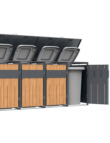 skraldespandsskjuler skraldespandsstativ stativ skjuler skraldespande