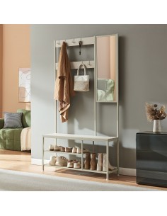 Garderobe skoskab træ billigt entre entremøbler bryggers 2