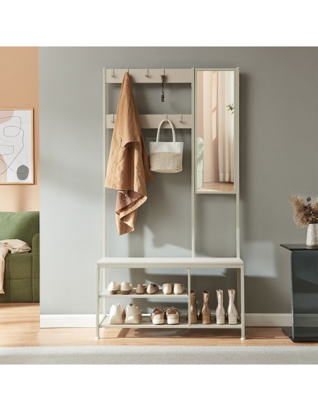 Garderobe skoskab træ billigt entre entremøbler bryggers