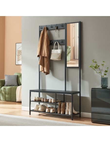 Garderobe skoskab træ billigt entre entremøbler bryggers