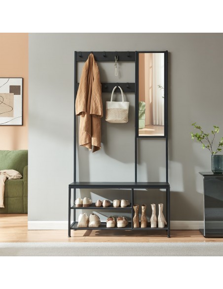 Garderobe skoskab træ billigt entre entremøbler bryggers