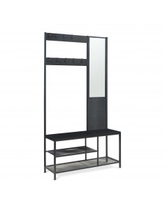 Garderobe skoskab træ billigt entre entremøbler bryggers