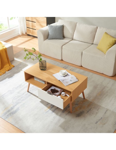 sofabord sidebord stuemøbler moderne design opbevaring skuffe