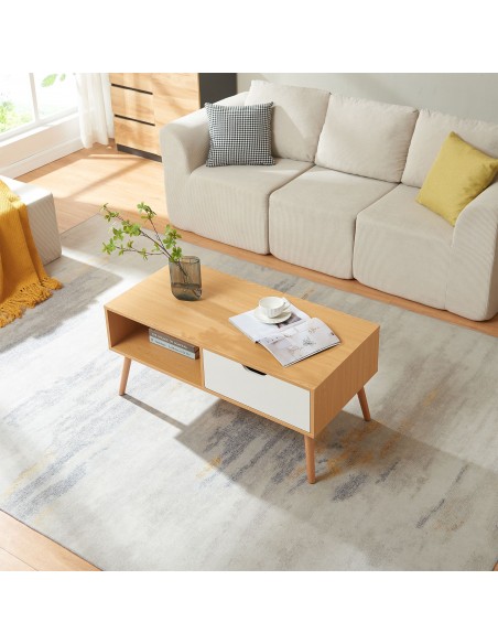 sofabord sidebord stuemøbler moderne design opbevaring skuffe