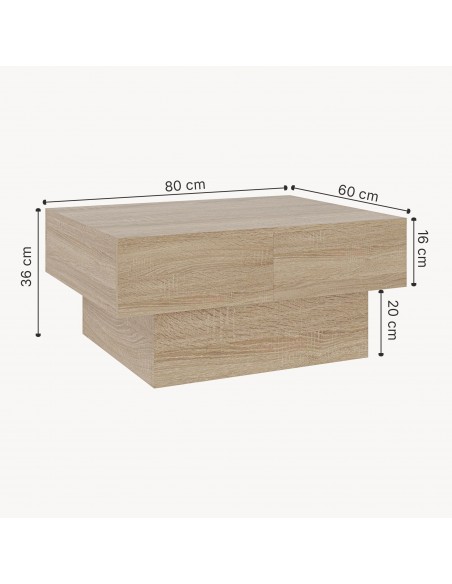 sofabord sidebord stuemøbler moderne design opbevaring skuffe