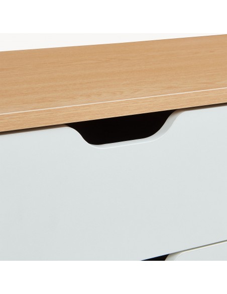 tvbord med opbevaring træ eg opbevaring stuemøbler