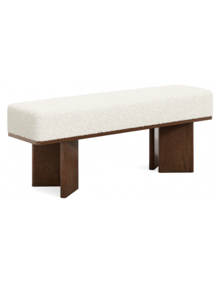 bænk entre garderobe soveværelse moderne design skobænk træ