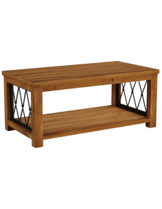 sofabord træ rustikt antikt design indretning