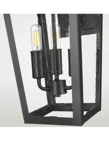 væglampe udendørslamper gammel stil klassisk udendørs lamper sort