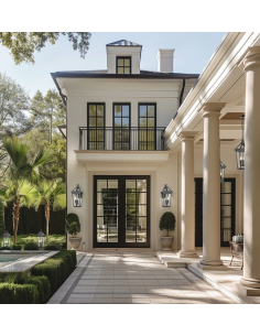 væglampe udendørslamper gammel stil klassisk udendørs lamper sort 2