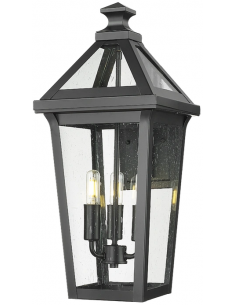 væglampe udendørslamper gammel stil klassisk udendørs lamper sort