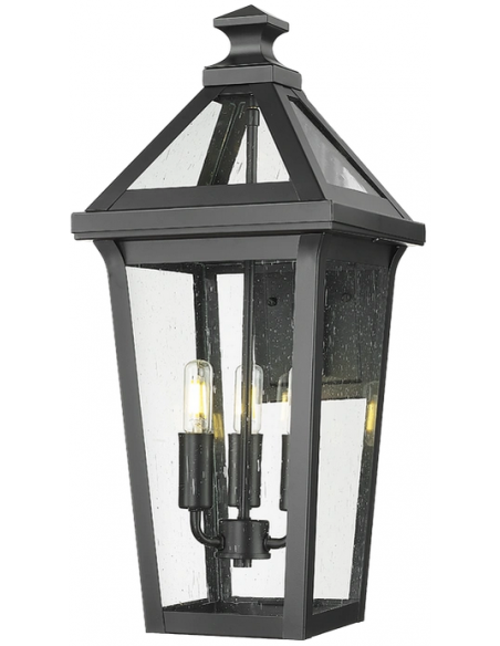 væglampe udendørslamper gammel stil klassisk udendørs lamper sort
