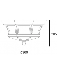 loftlampe udendørslamper gammel stil klassiske lanterne loftlanterne retro 2