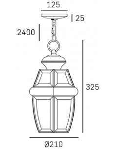 loftlampe udendørslamper gammel stil klassiske lanterne loftlanterne retro 2