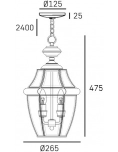 loftlampe udendørslamper gammel stil klassiske lanterne loftlanterne retro 2