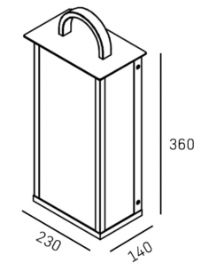 væglampe udendørslamper gammel stil klassisk udendørs lamper sort messing 2