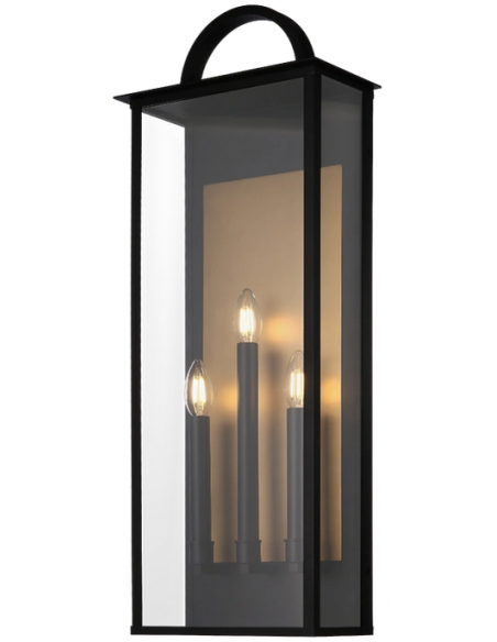 væglampe udendørslamper gammel stil klassisk udendørs lamper sort messing