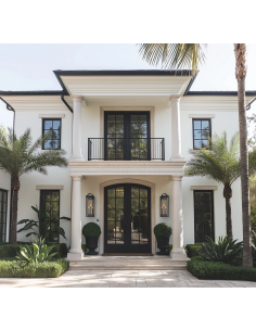 væglampe udendørslamper gammel stil klassisk udendørs lamper sort messing 2