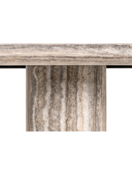 moderne design spisebord travertin sten