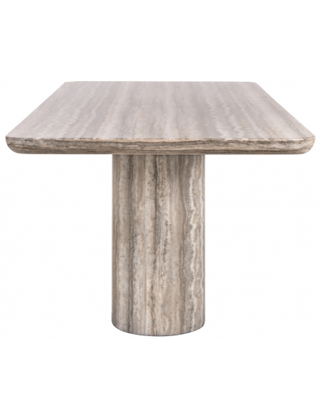 moderne design spisebord travertin sten