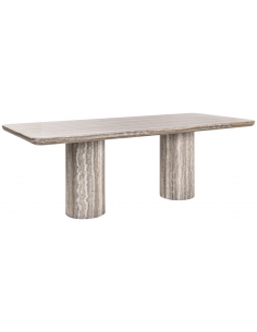 moderne design spisebord travertin sten