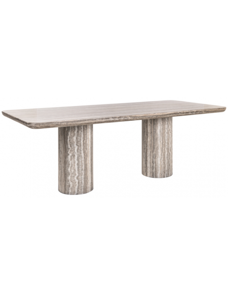 moderne design spisebord travertin sten