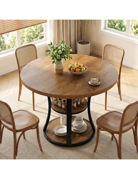 rundt 100 spisebord indretning billigt træ moderne nordisk design