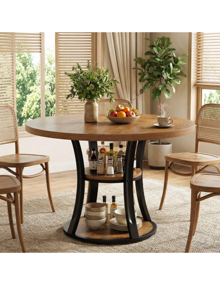 rundt 100 spisebord indretning billigt træ moderne nordisk design