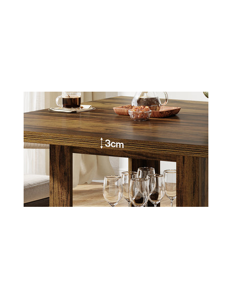 firkantet kvadratisk spisebord indretning billigt træ moderne nordisk design