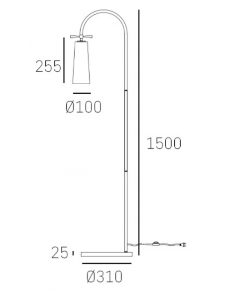 gulvlampe lamper moderne design marmor sten travertin