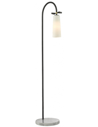 gulvlampe lamper moderne design marmor sten travertin