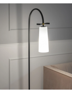 gulvlampe lamper moderne design marmor sten travertin 2