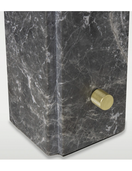 bordlampe lamper moderne design marmor sten travertin