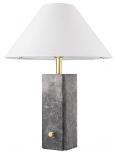 bordlampe lamper moderne design marmor sten travertin 2