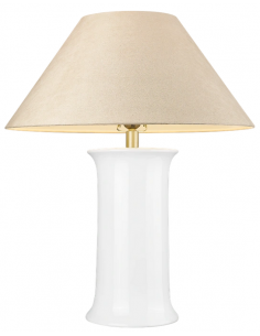 bordlampe lamper moderne design hvid keramik