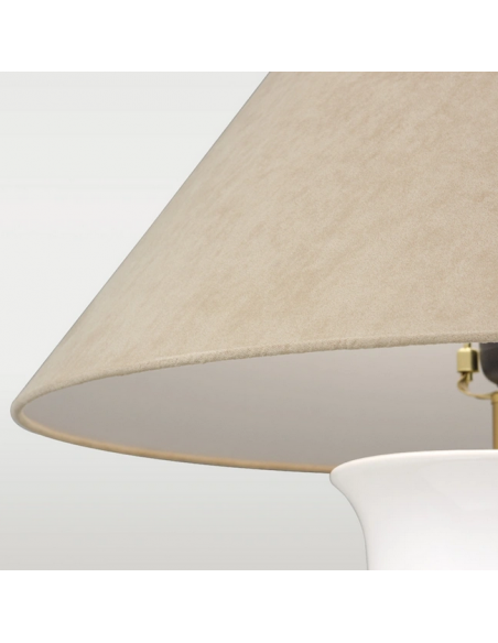 bordlampe lamper moderne design hvid keramik