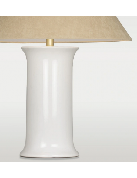 bordlampe lamper moderne design hvid keramik