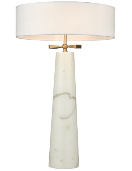 bordlampe lamper moderne design marmor sten travertin