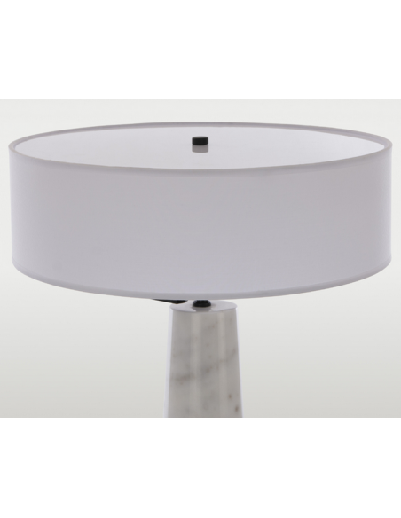 bordlampe lamper moderne design marmor sten travertin